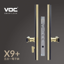 VOC X9+ 指紋｜卡片｜密碼｜鑰匙｜遠端 五合一電子鎖