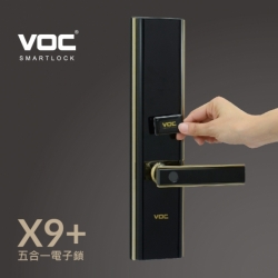 VOC X9+ 指紋｜卡片｜密碼｜鑰匙｜遠端 五合一電子鎖